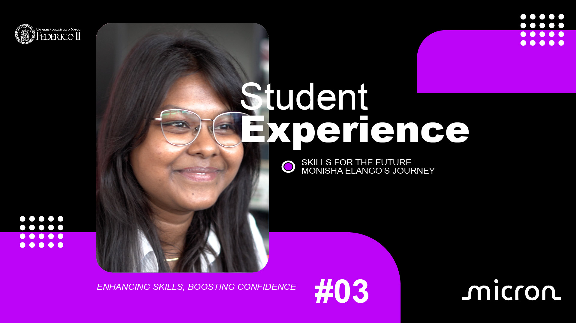Monisha Elango - Studente